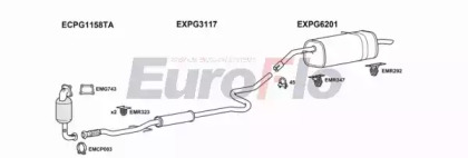 Система выпуска ОГ EuroFlo PG20812 1001A